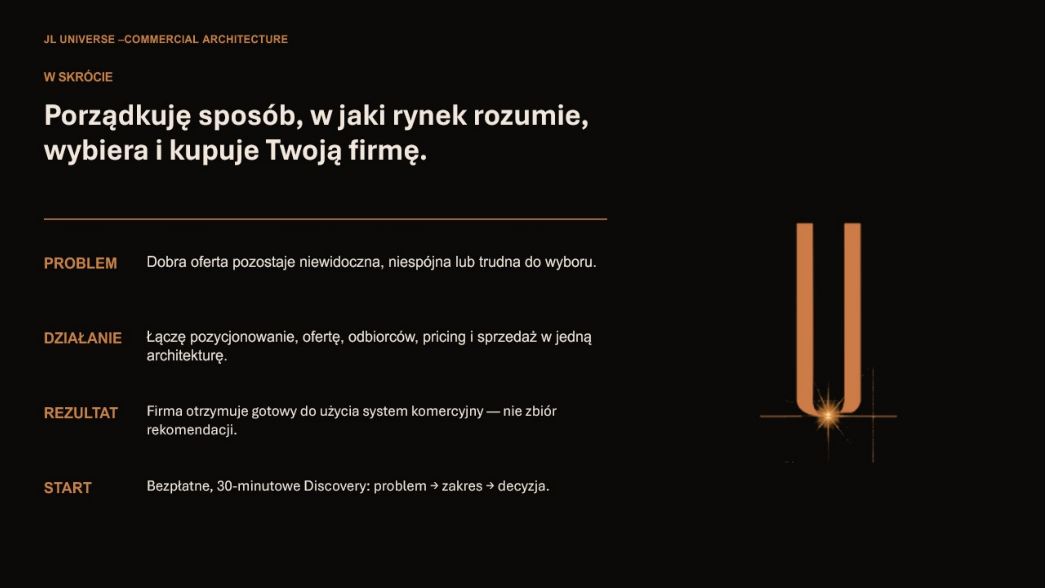 JL Universe - Commercial Architecture w skrócie
